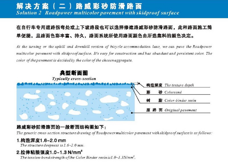 自行車專用道彩色解決方案